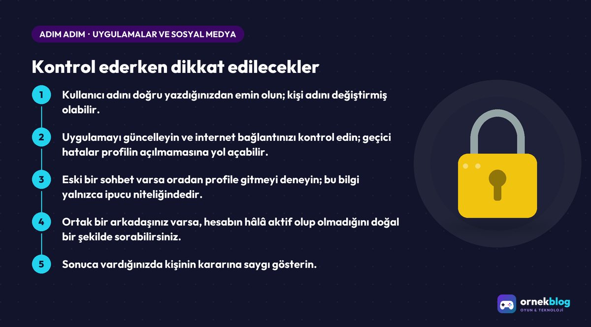 Kontrol ederken dikkat edilecekler – adım adım özet görseli
